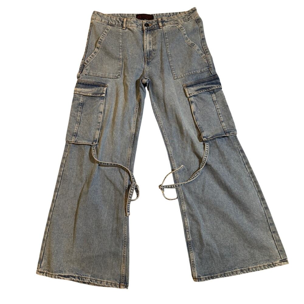 Love For Humanity Y2K Cargo Jeans